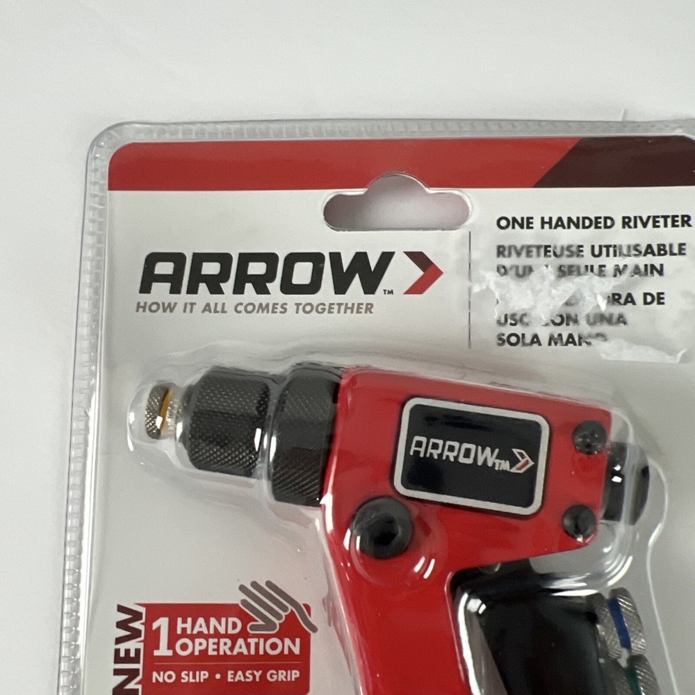 Arrow One-Handed Riveter RT187M Color Coded Rivet Heads Adjustable F15 - Picture 3 of 8